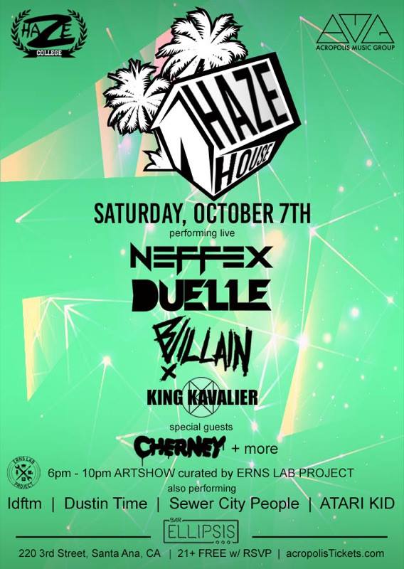 HAZE HOUSE O.C. Saturday, October 7, 2017 at 6 PM - 2 AM PDT